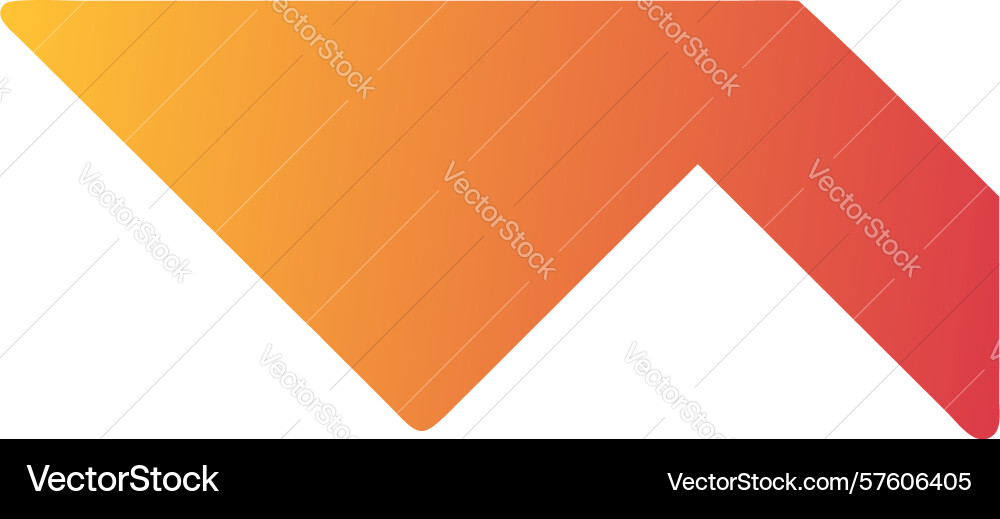 Dynamic abstract geometric shape with vibrant vector image