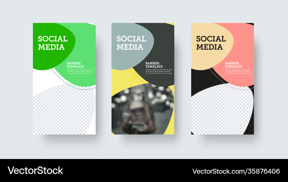 Layout for banner with abstract design Layout for banner with abstract design vector image