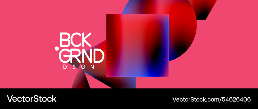 Neon color geometric shapes square triangle circle Neon color geometric shapes square triangle circle vector image