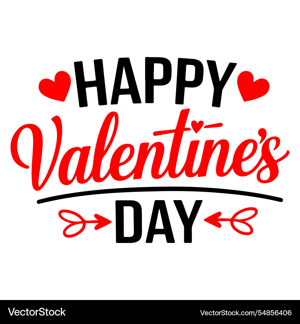 Valentine day typography t-shirt design Valentine day typography t-shirt design vector image