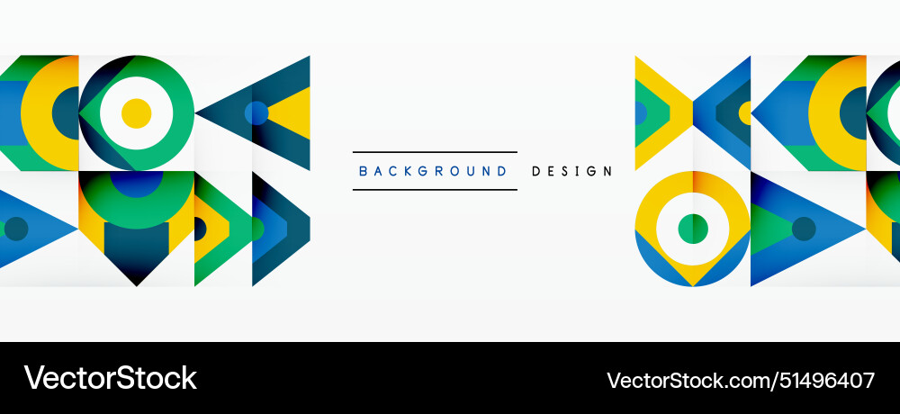 Colorful circle and triangle abstract background Colorful circle and triangle abstract background vector image