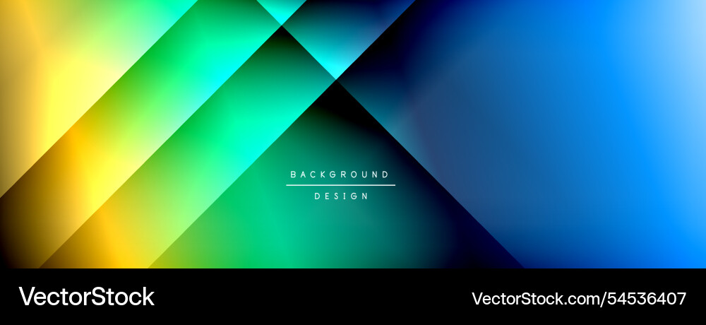 Dynamic shadow lines with gradient colors Vector Image