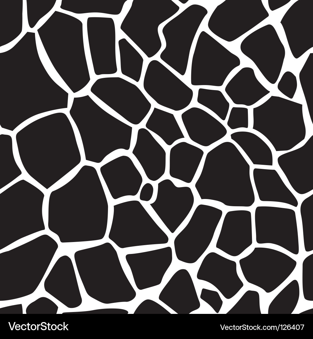 Giraffe Pattern Seamless Texture Vector Image