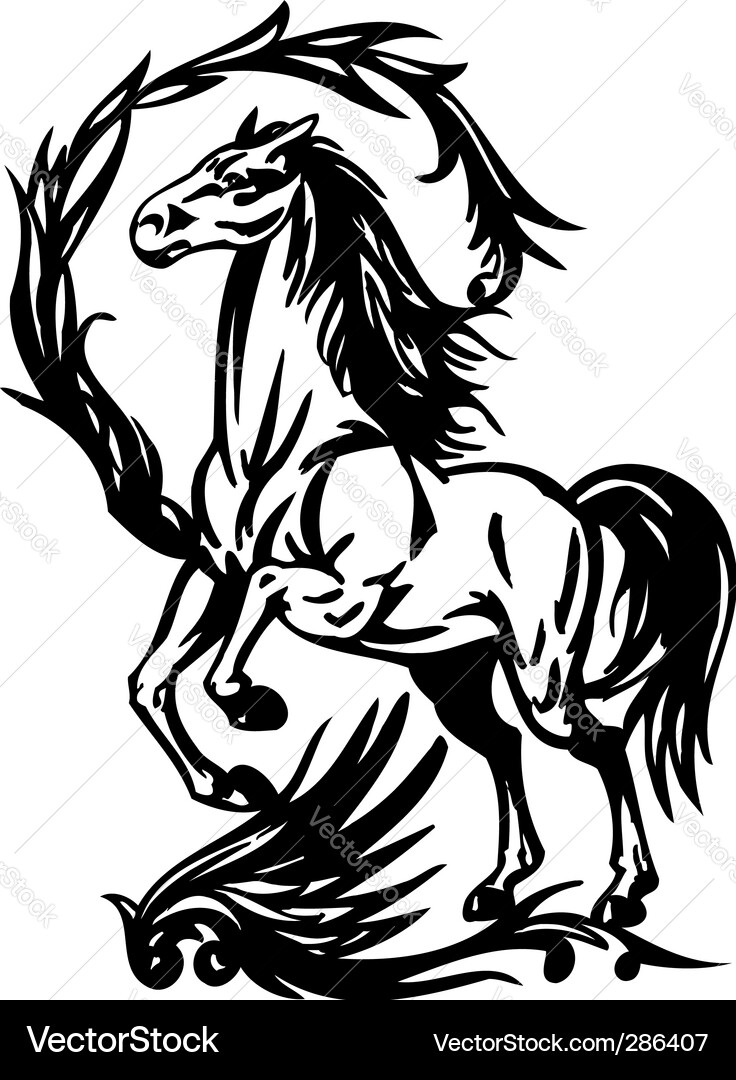 Horse Vector Image