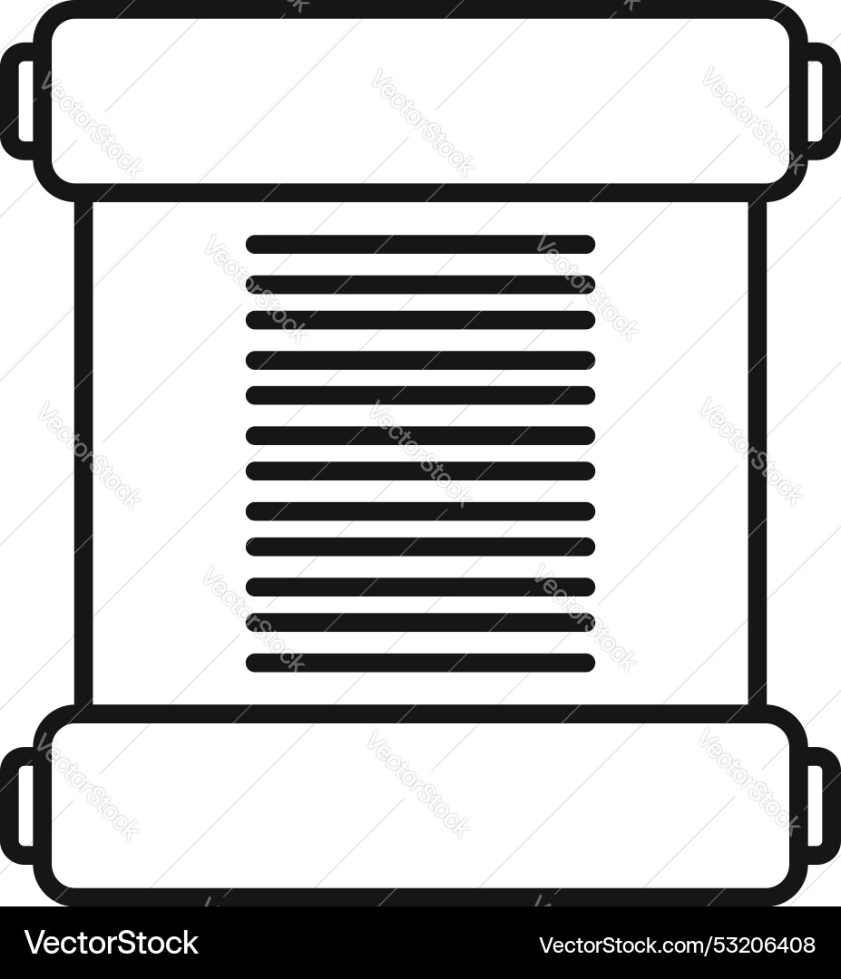 Alte Schriftrolle mit Textzeichen Alte Schriftrolle mit Textzeichen vektorbild