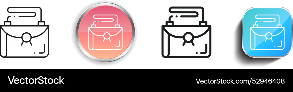 Clutch icon thin linear regular and button style vector image