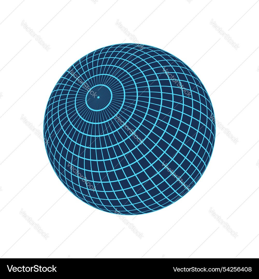 Y2k 3d mesh pattern globe Y2k 3d mesh pattern globe vector image