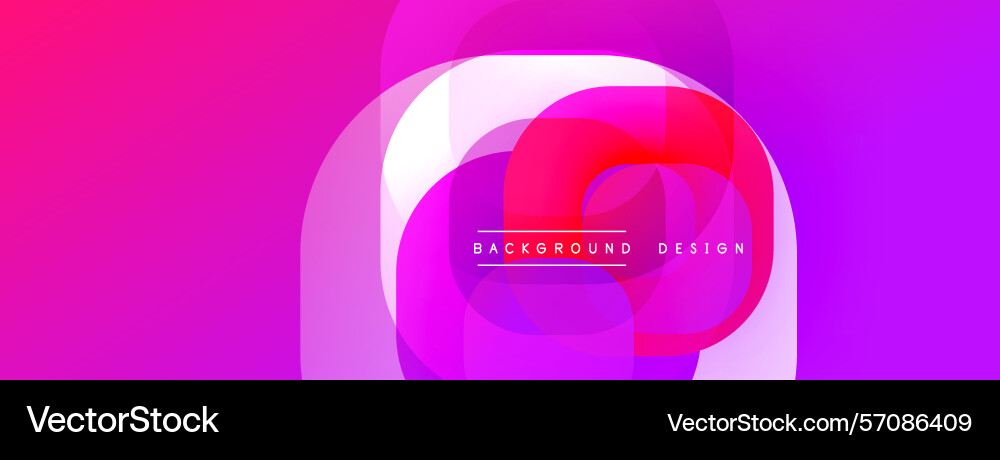 Abstract vibrant layers create dynamic swirling Vector Image