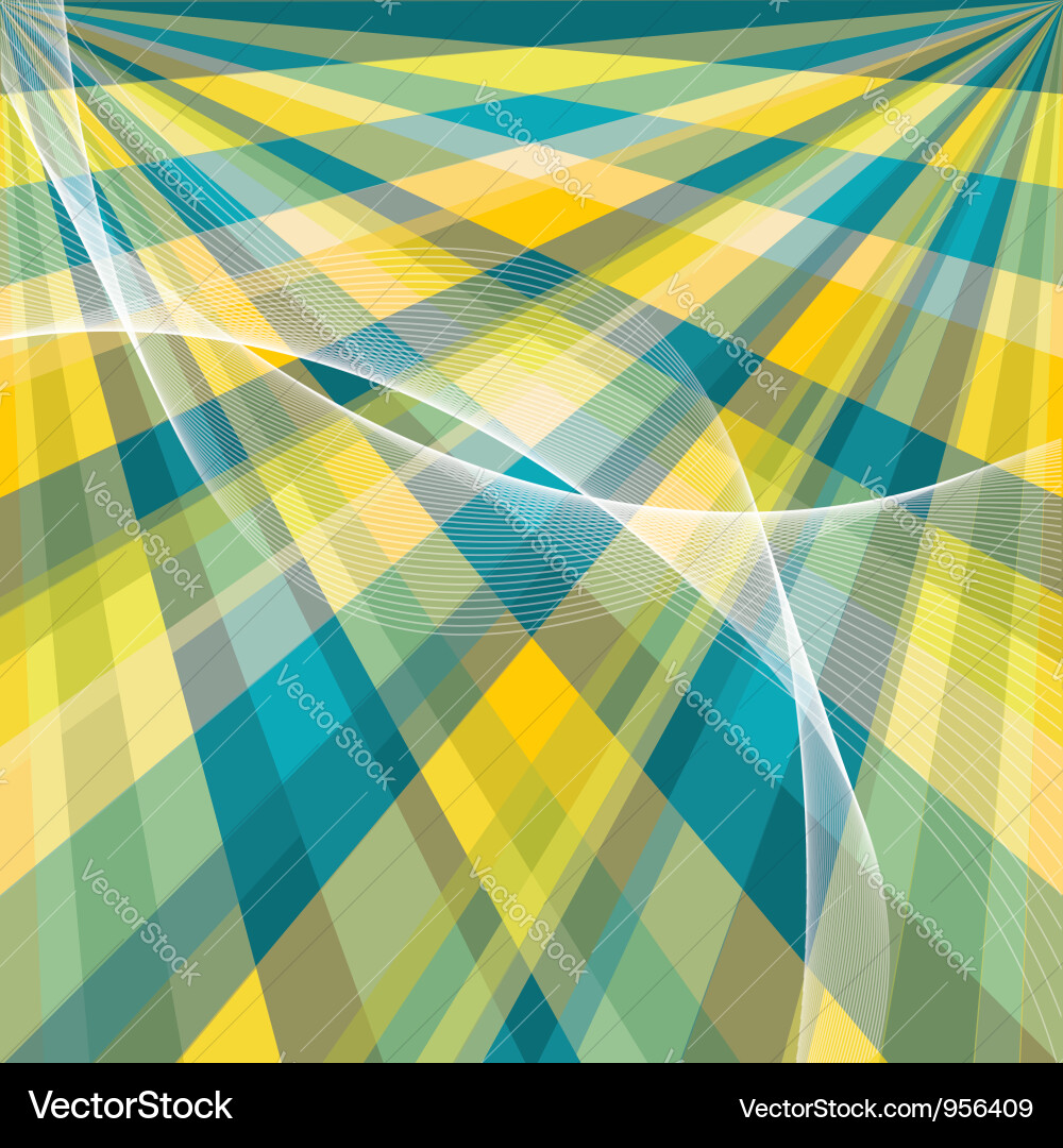 Retro Burst Abstract Pattern Vector Image