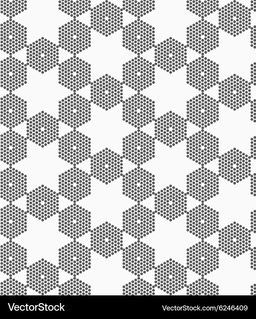 Textured with hexagons hexagonal grid Vector Image