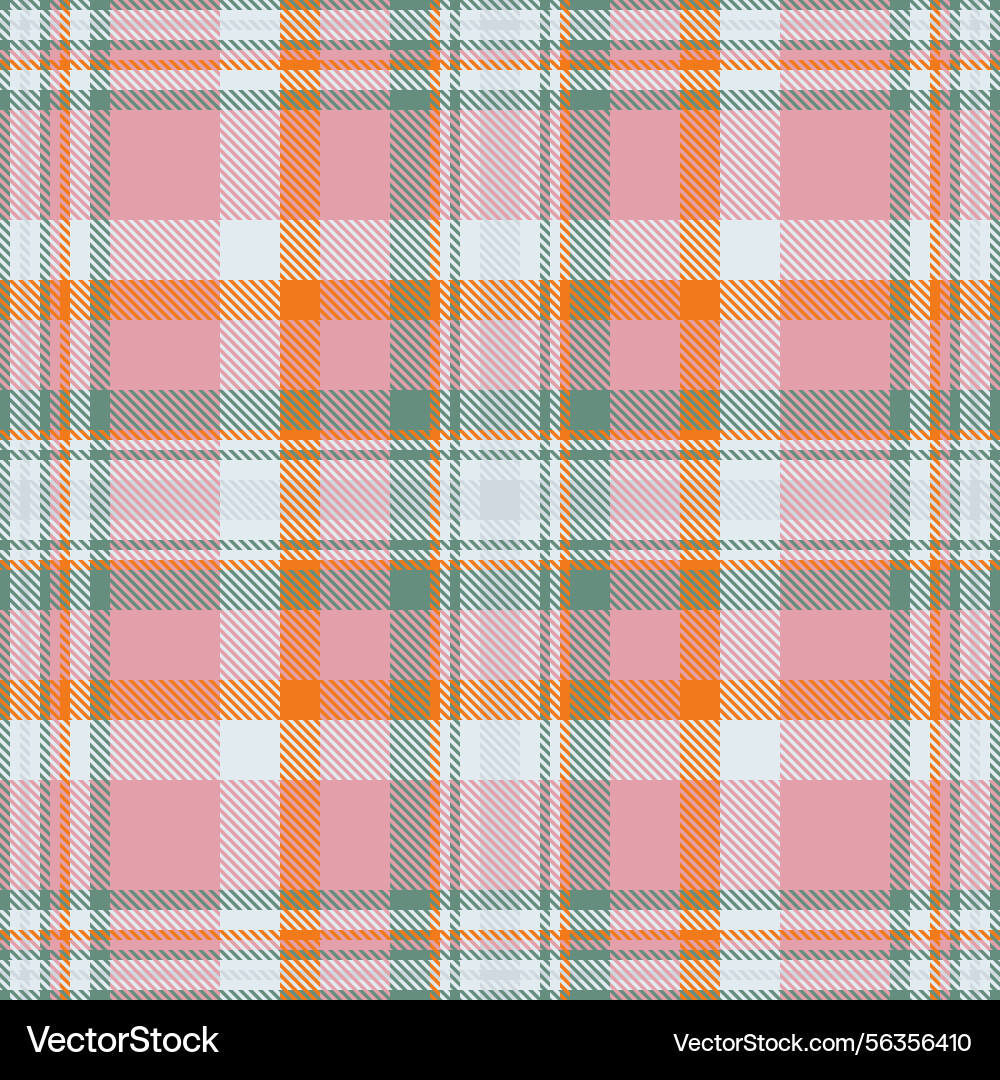 Panel tartan pattern textile tee texture check vector image