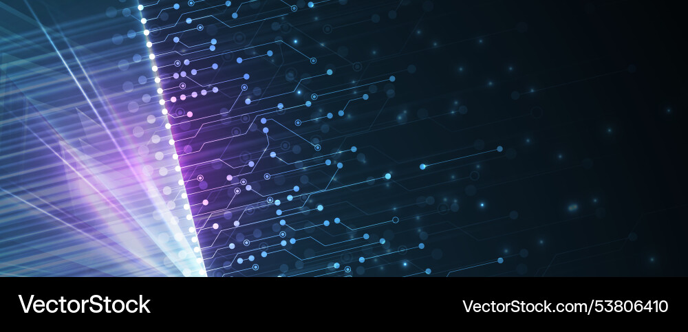 Technology landscapes defined by simple structures Vector Image
