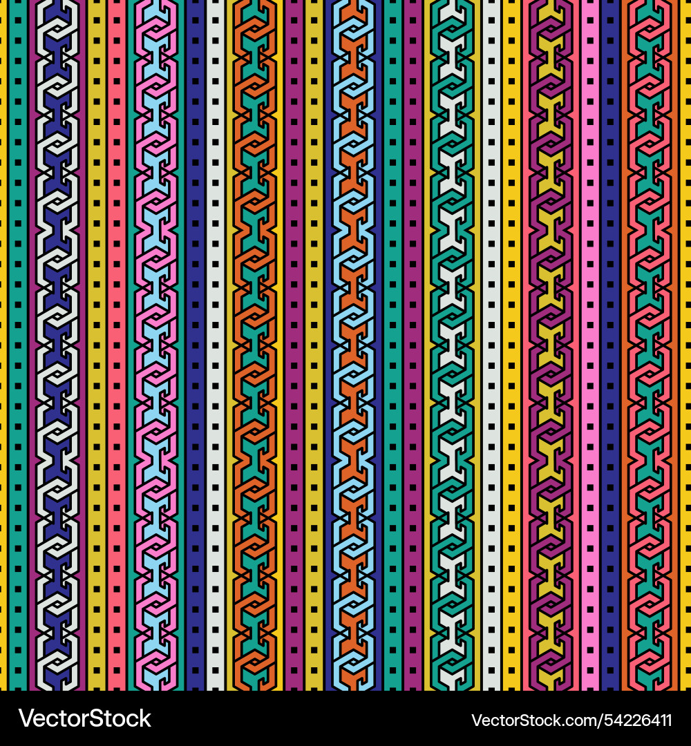 Abstract color seamless pattern a template vector image