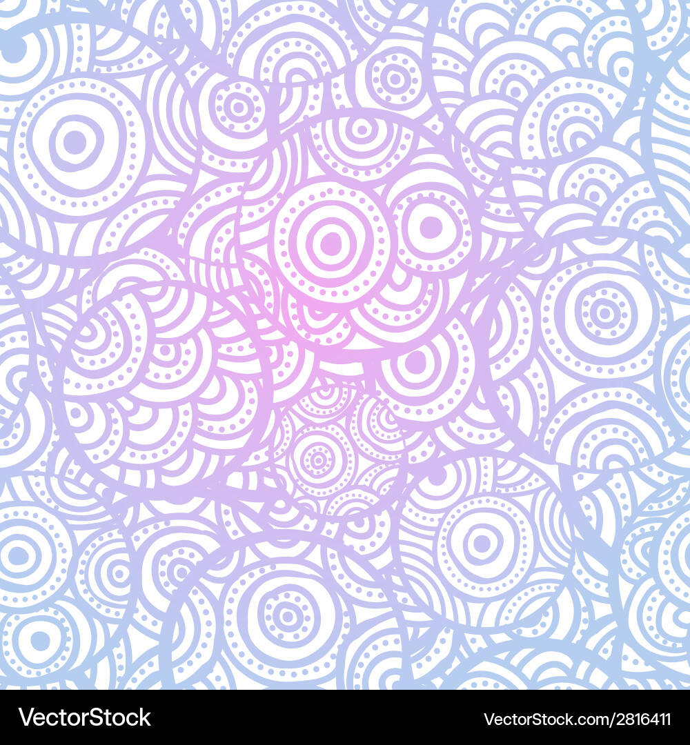 Ethnic Circle Pattern Vector Image