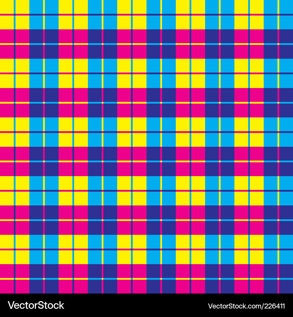 Plaid Pattern Background vector image