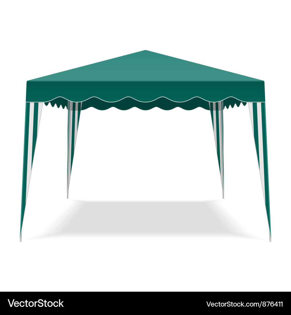 Pop Up Gazebo Vector Image
