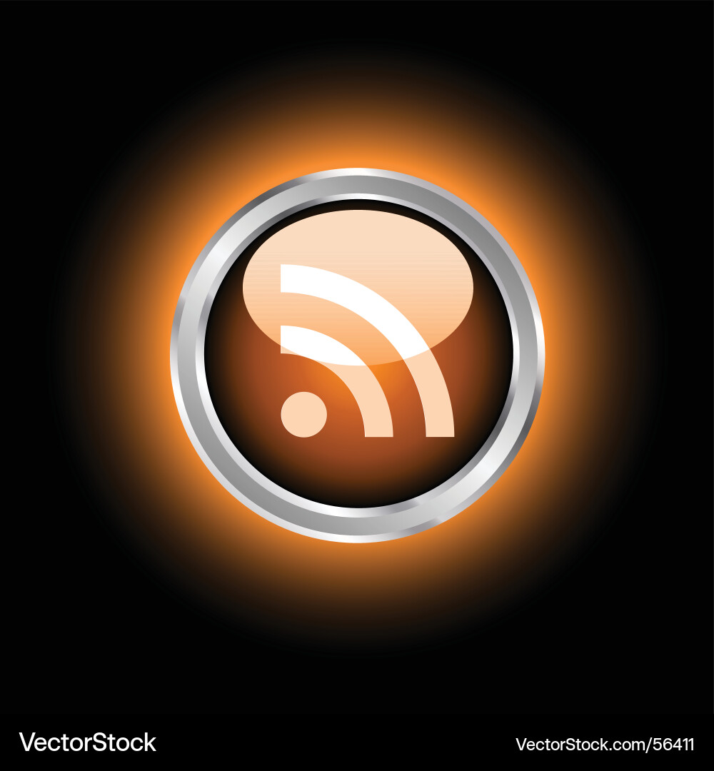 Rss icon Vector Image
