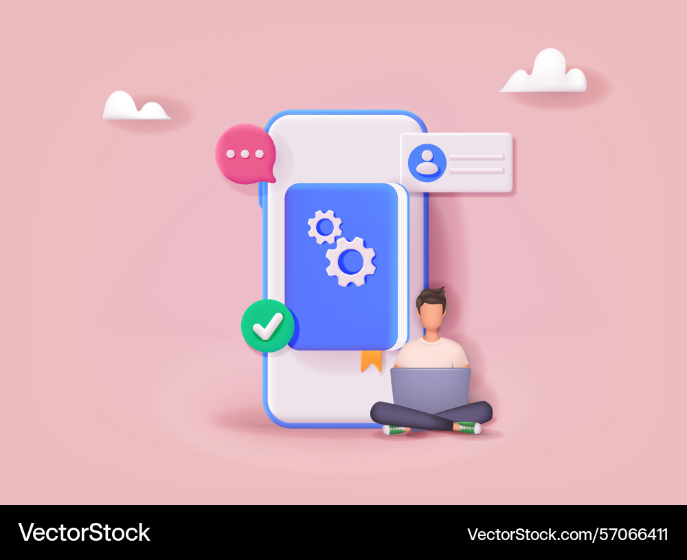 Technical inforamation user manual guide Technical inforamation user manual guide vector image