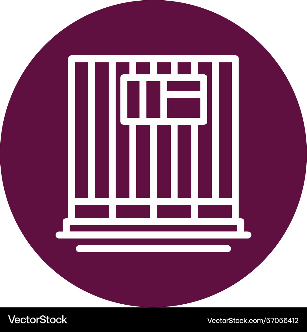 Finish work line circle style icon design Vector Image