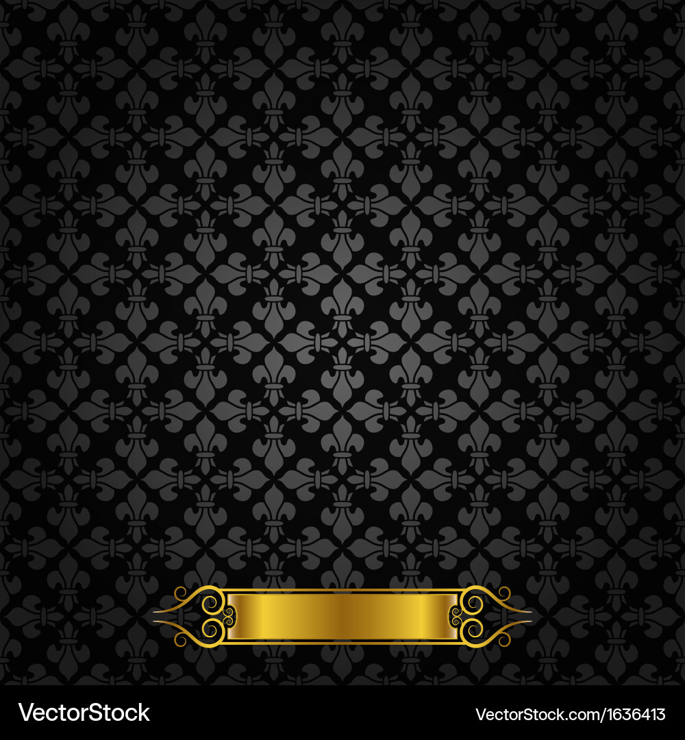 Elegant Royal Damask Pattern Vector Image