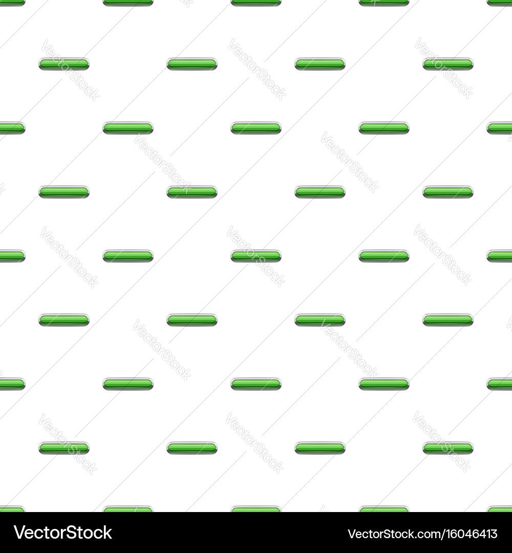 Light green rectangular button pattern vector image
