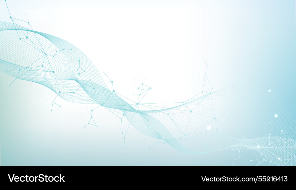 Modern abstract molecules structure for science Modern abstract molecules structure for science vector image