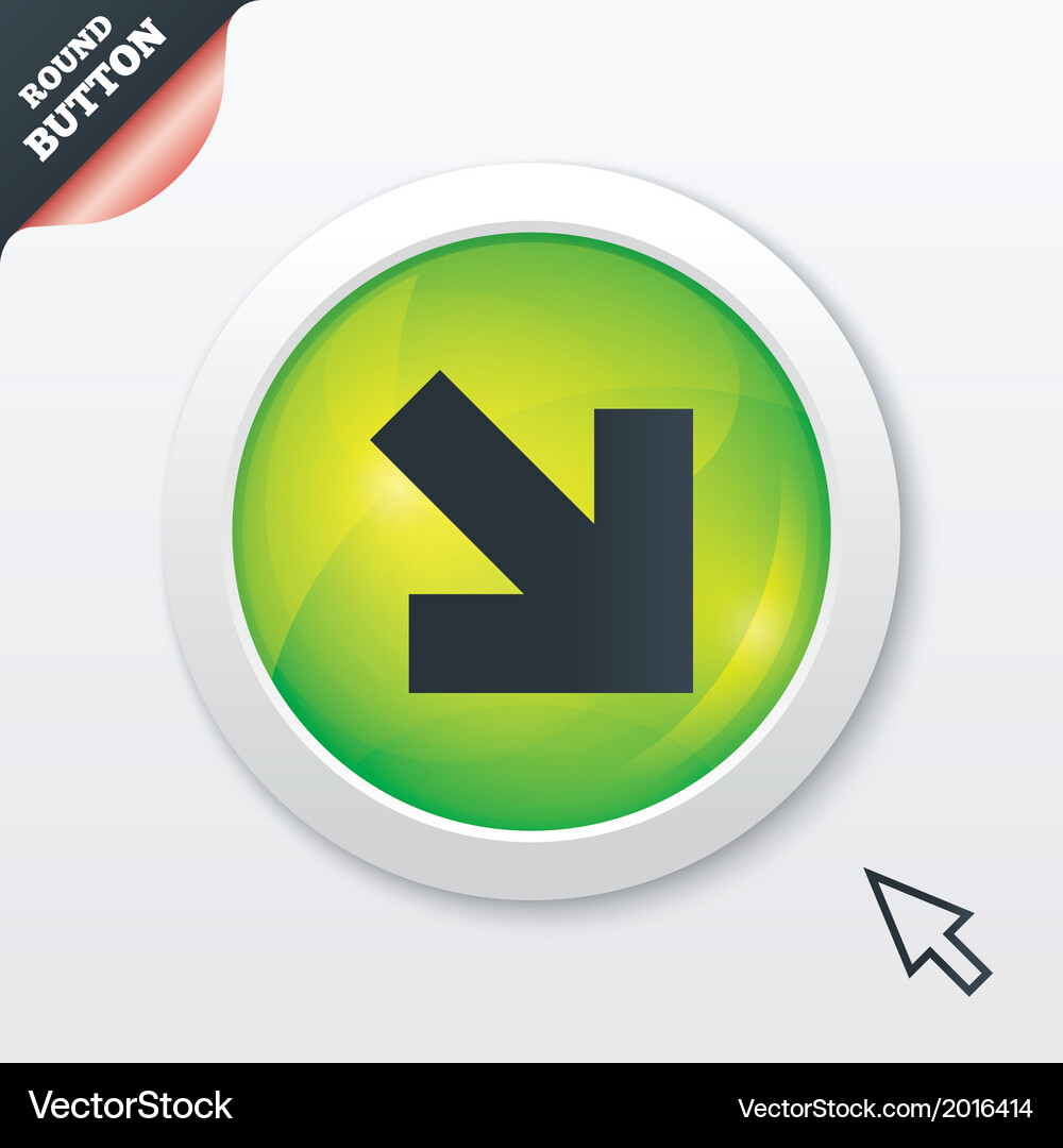 Arrow sign icon next button navigation symbol Vector Image