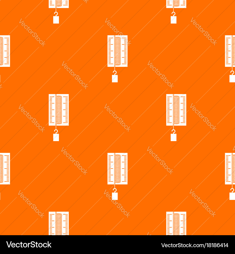 Physics dynamometer for laboratory work pattern vector image