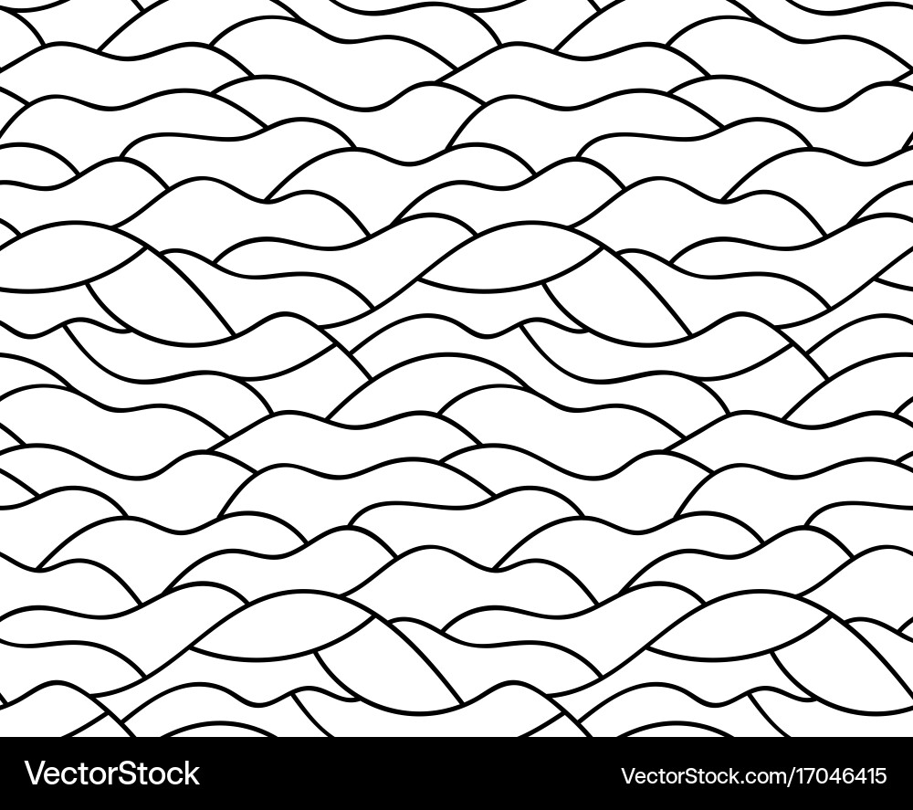 Abstract Line Wave Pattern vector image