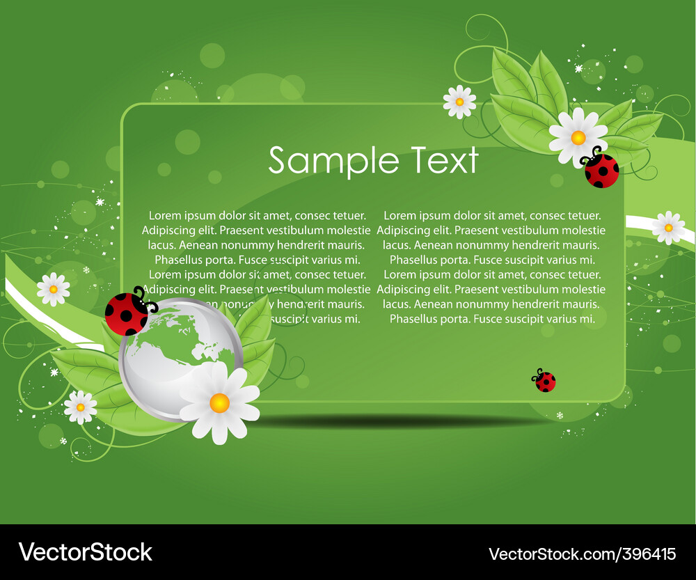 Basic nature Vector Image