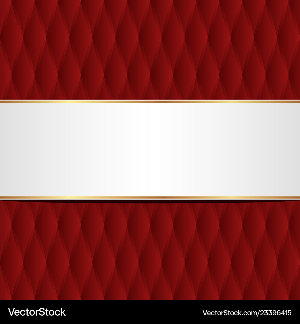 Red background with decorative pattern and copy vector image