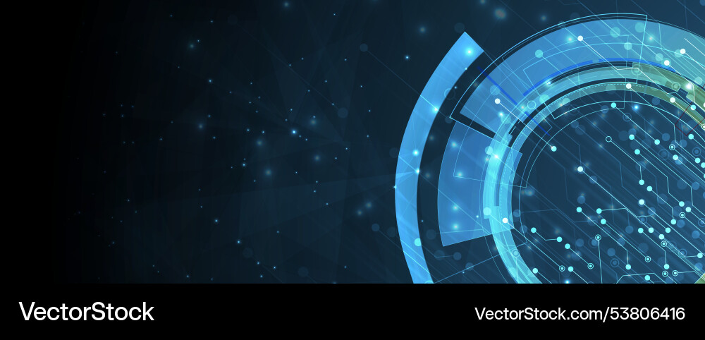 Bridging technology background and minimal design Bridging technology background and minimal design vector image