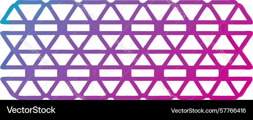 Seamless geometric triangle pattern gradient vector image