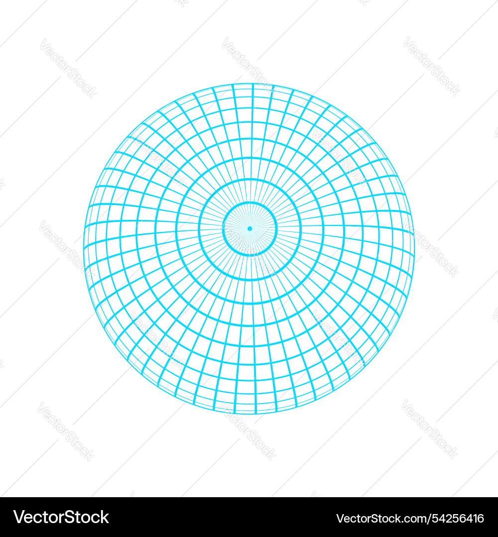 Y2k 3d mesh pattern sphere Y2k 3d mesh pattern sphere vector image