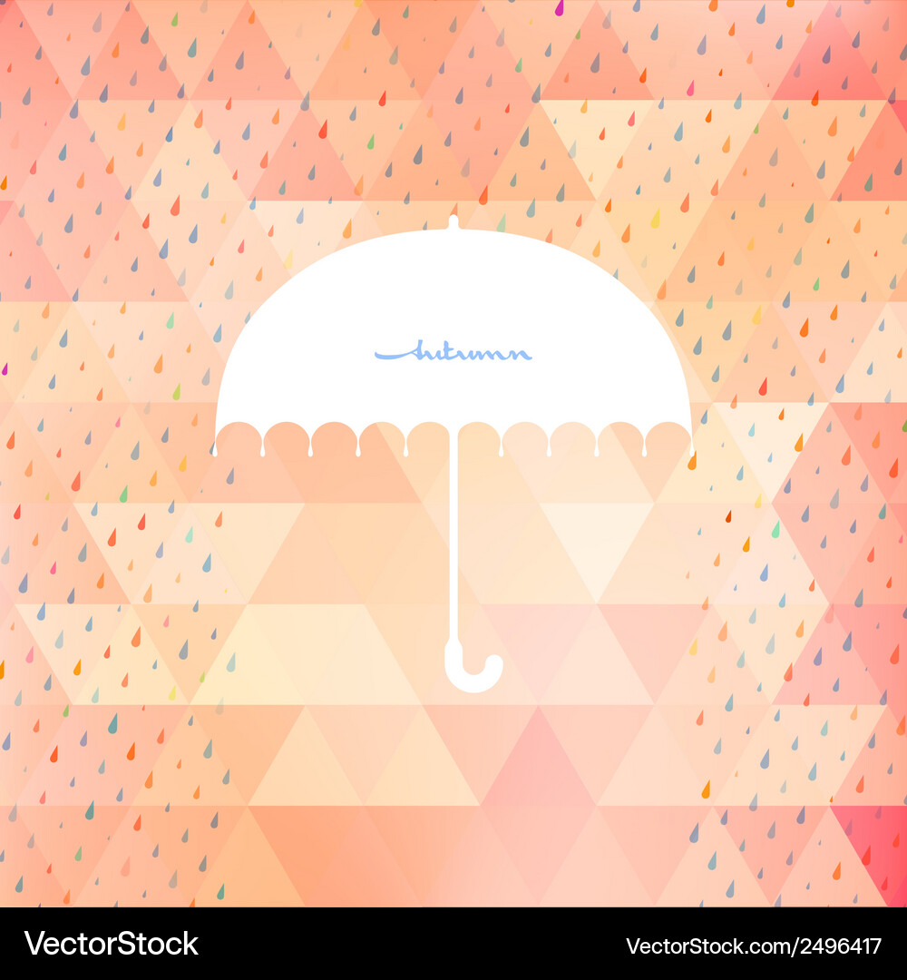 Abstract background with rain pattern eps 10 Vector Image