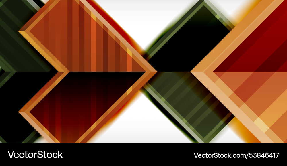 Arrow symbols created with 3d effects and line Arrow symbols created with 3d effects and line Vector Image
