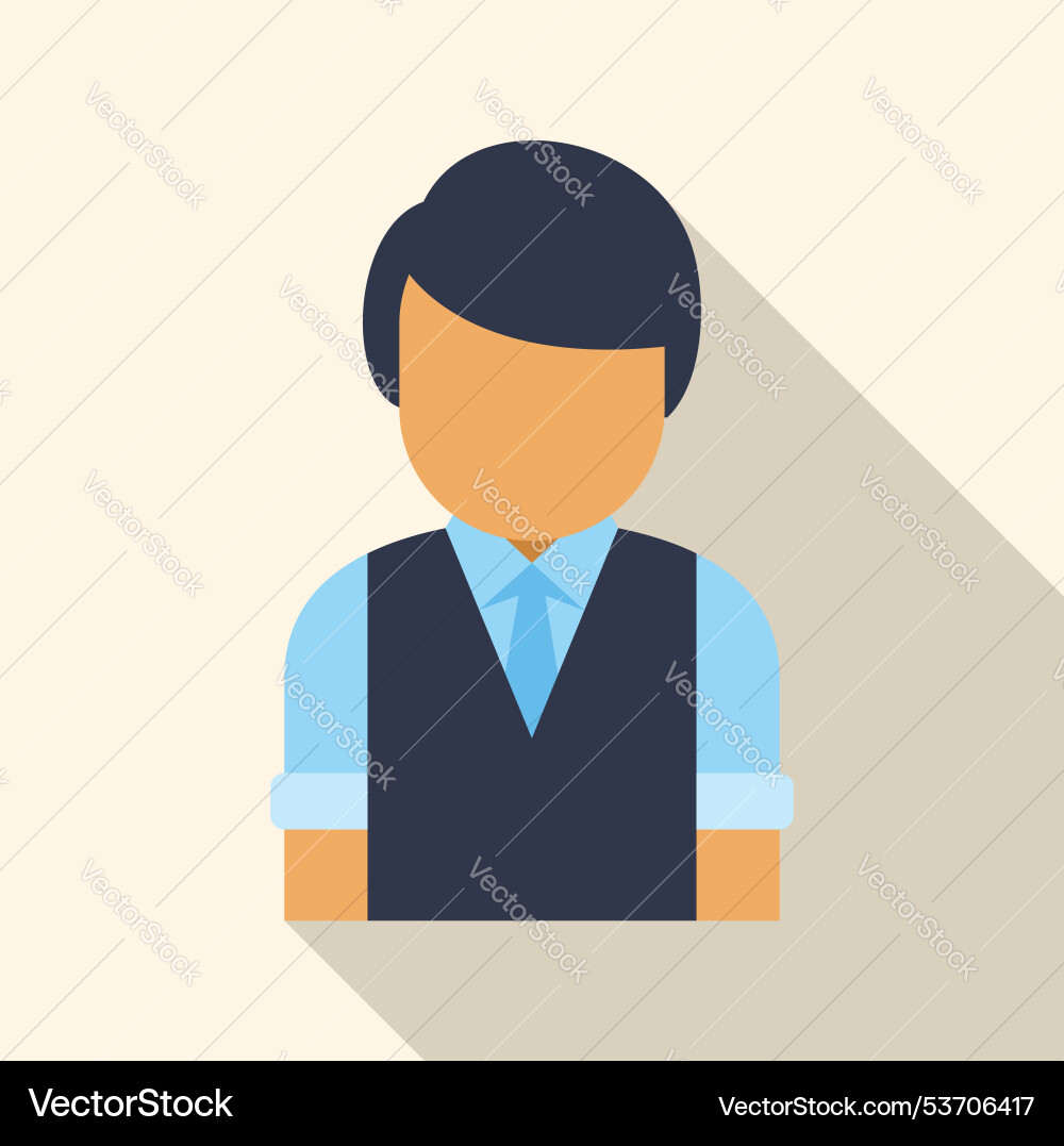 Businessman character wearing suit and tie Businessman character wearing suit and tie vector image