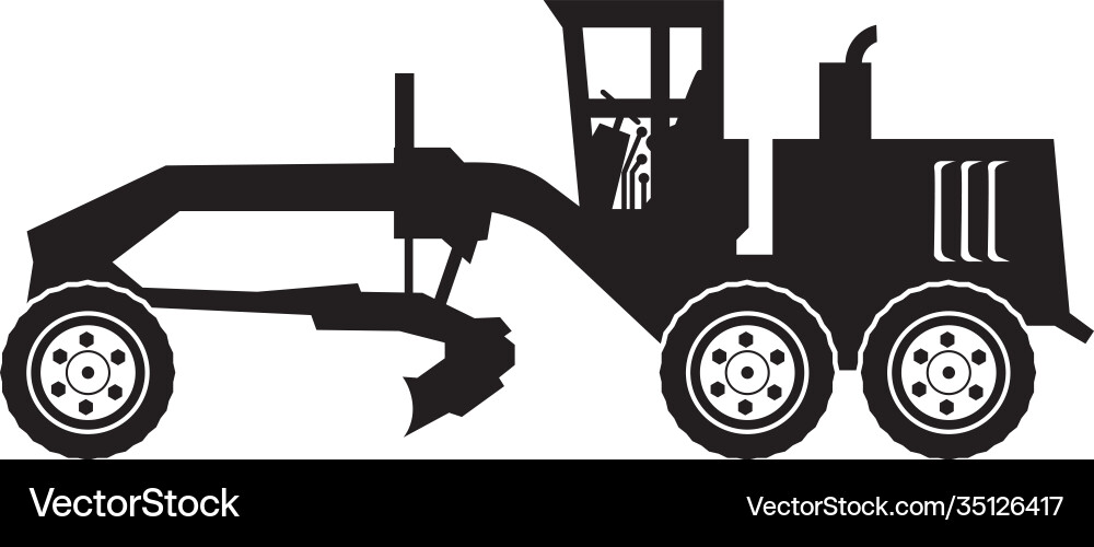 Grader vector image