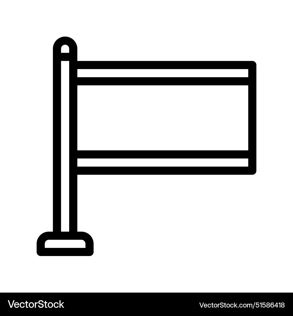 Flag icon simple with flat style icons Vector Image