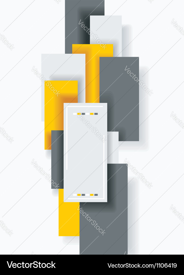 Blank square background for your text - realistic vector image