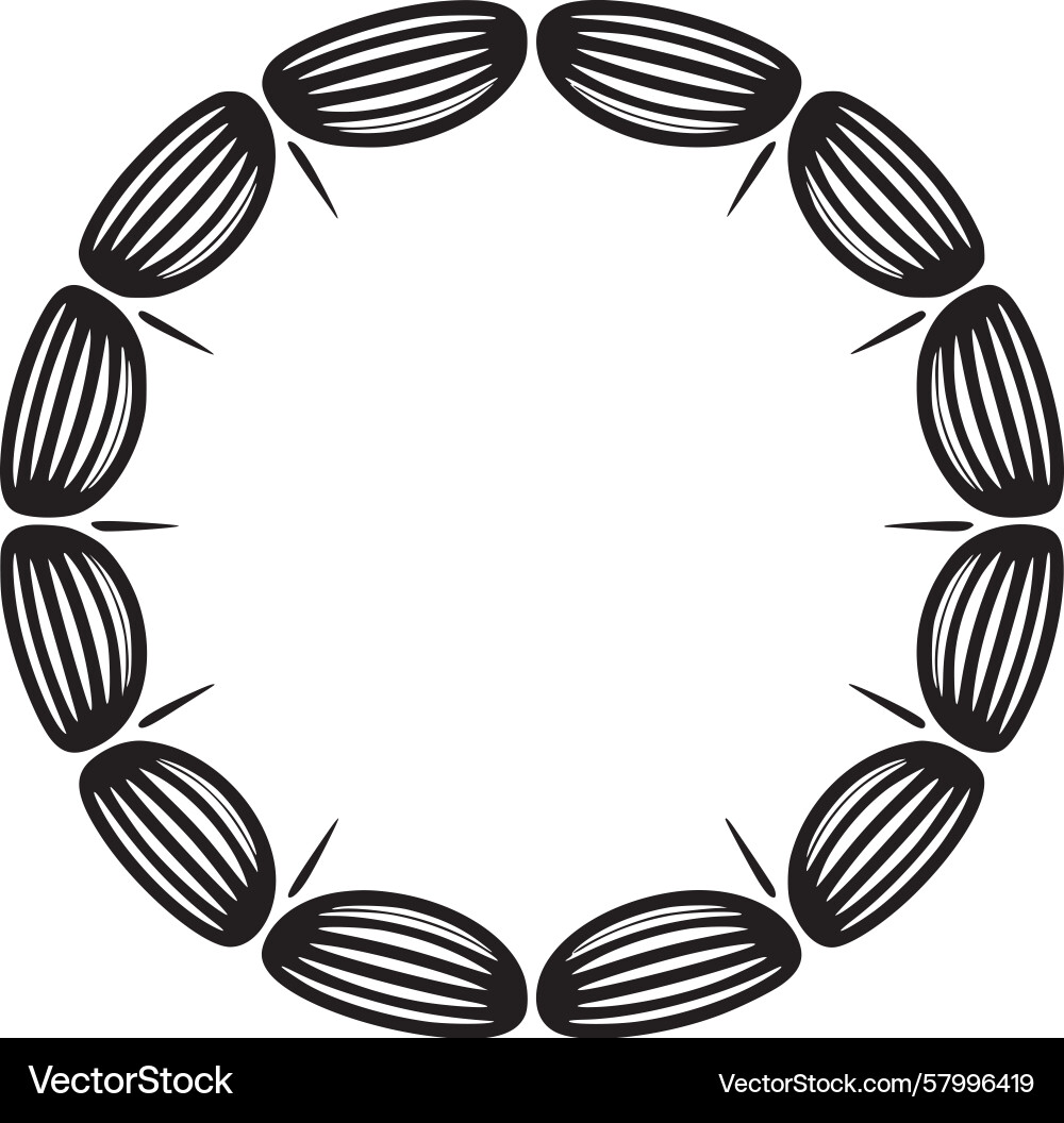 Seed Circle Pattern - Geometric Vector Image