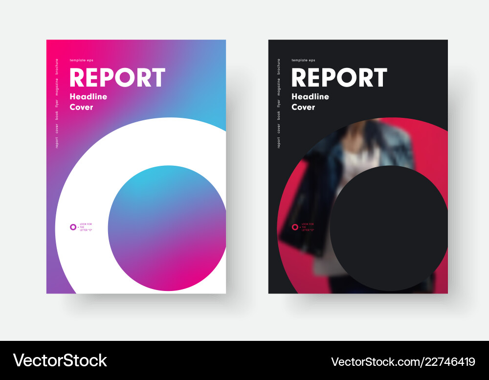 Soft Gradient Template vector image