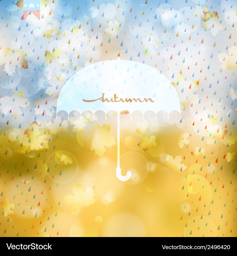 Abstract background with rain pattern eps 10 Vector Image