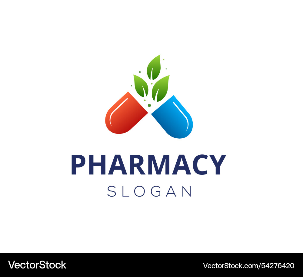 Kapsel Medizin Logo und Apotheke Kapsel Medizin Logo und Apotheke vektorbild