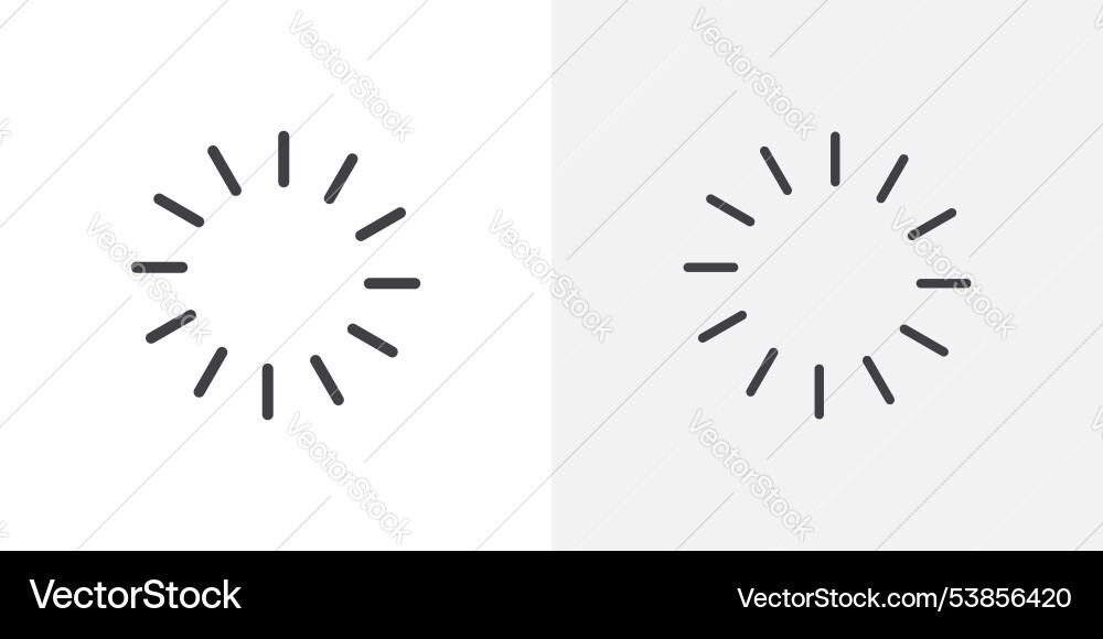 Loading icon set Loading icon set Vector Image
