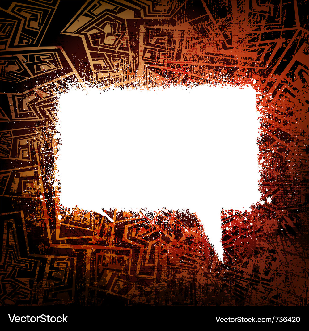 Speech bubble background Vector Image
