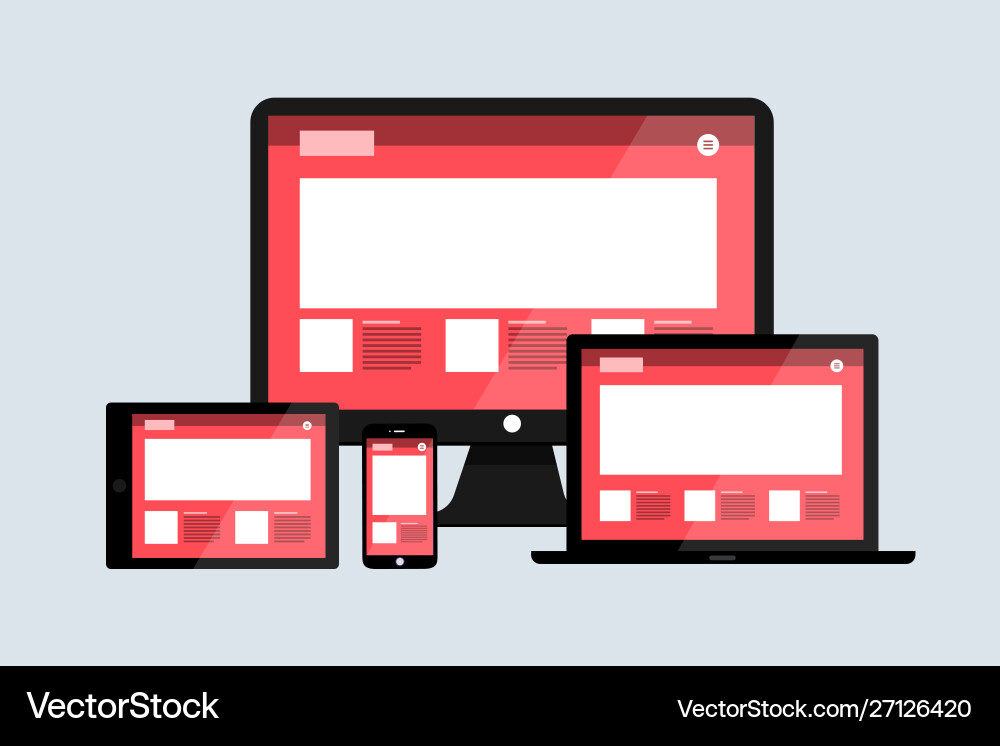 Web design concept Web design concept vector image