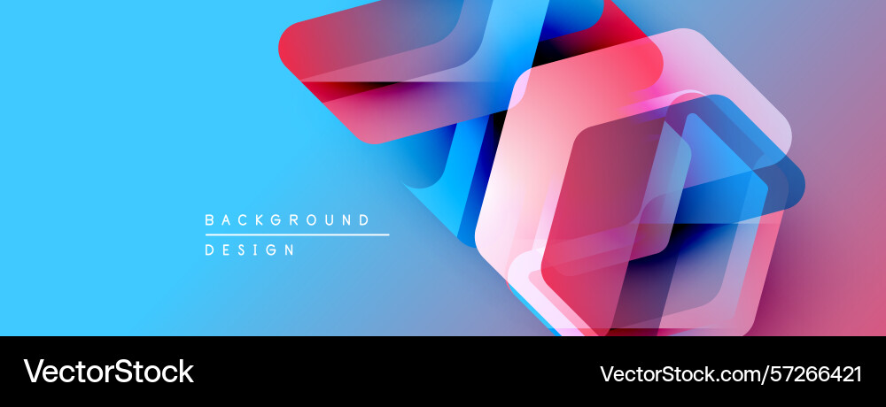 Abstract geometric shapes overlap creating Abstract geometric shapes overlap creating Vector Image
