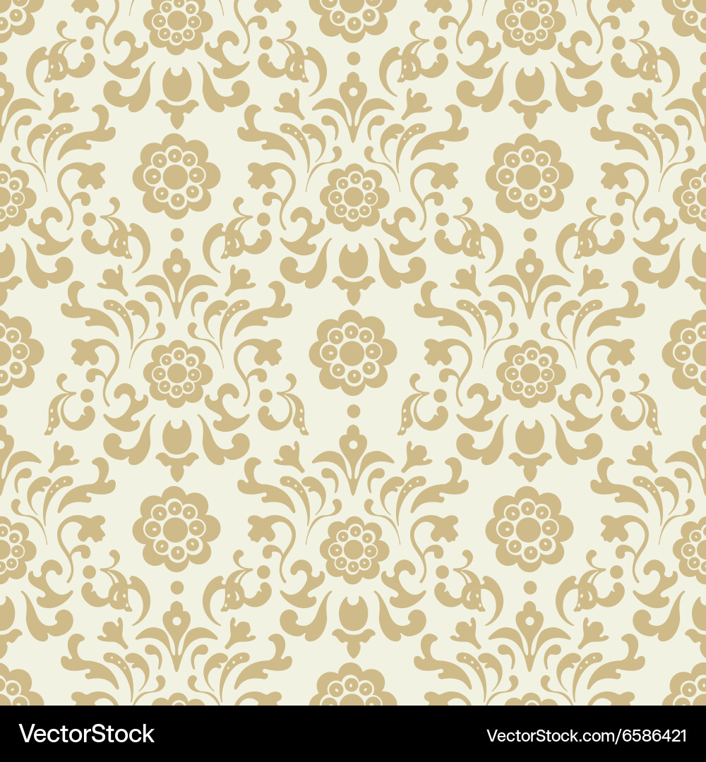 Elegant Damask Pattern vector image