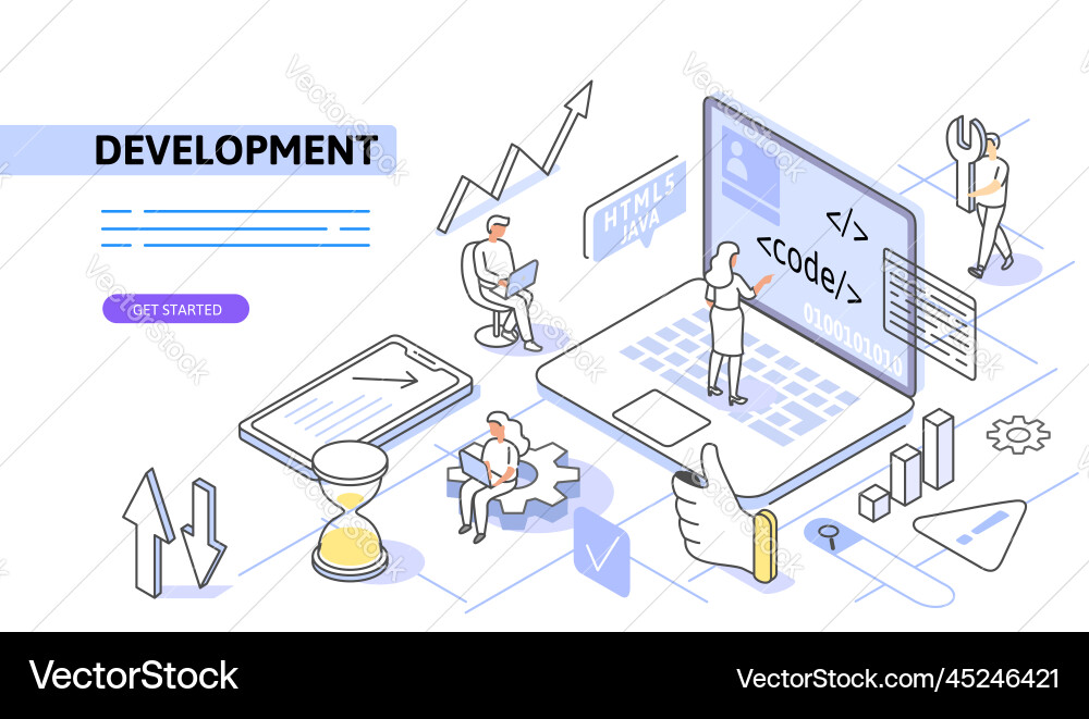 Software-Entwicklung und Programmier-Nutzung für Web Software-Entwicklung und Programmier-Nutzung für Web vektorbild